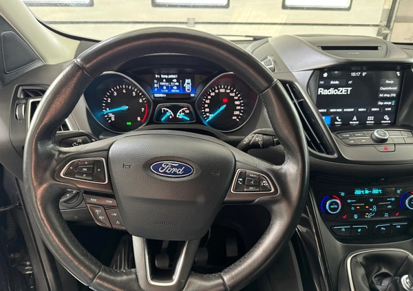 Ford Kuga cena 64500 przebieg: 149900, rok produkcji 2018 z Krzyż Wielkopolski małe 326